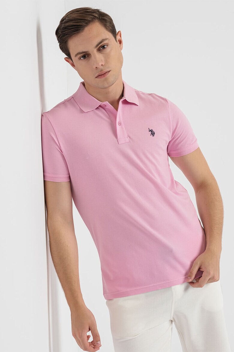 U.S. Polo Assn. Tricou polo slim fit de bumbac - Pled.ro