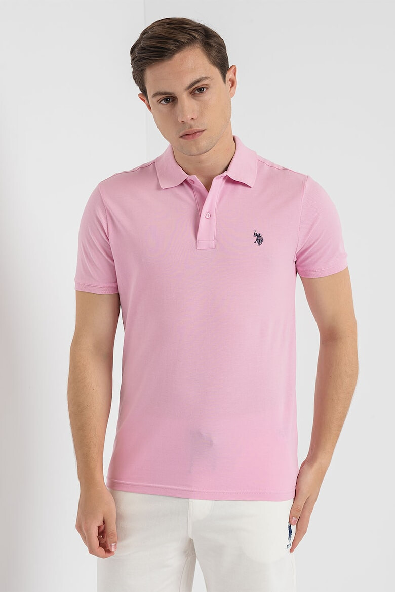 U.S. Polo Assn. Tricou polo slim fit de bumbac - Pled.ro