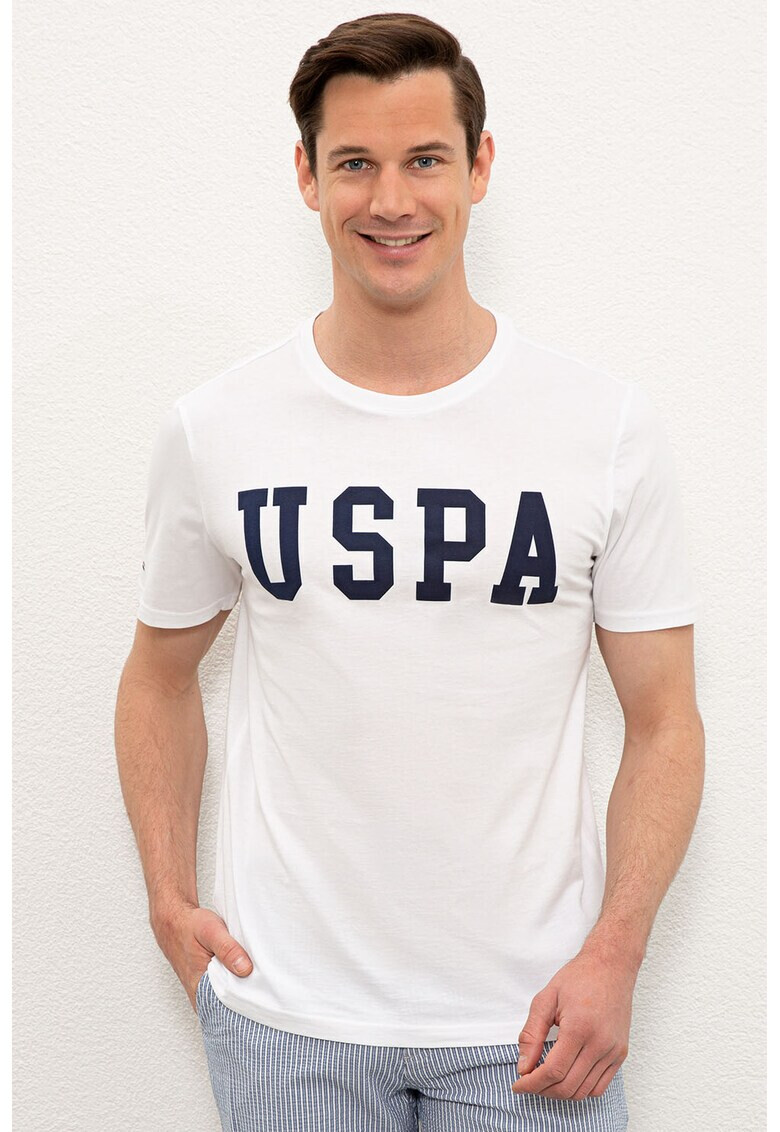 U.S. Polo Assn. Tricou regular fit cu imprimeu logo - Pled.ro