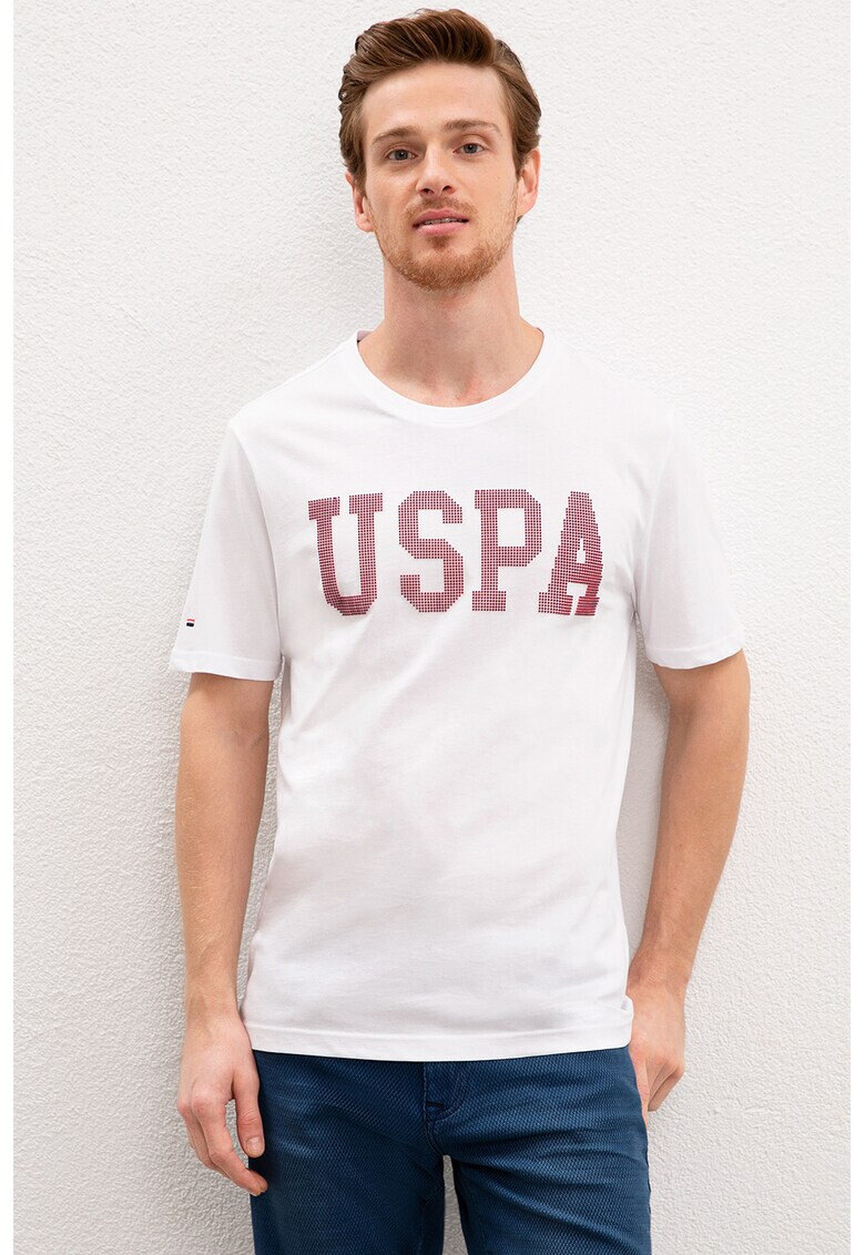 U.S. Polo Assn. Tricou regular fit cu imprimeu logo - Pled.ro