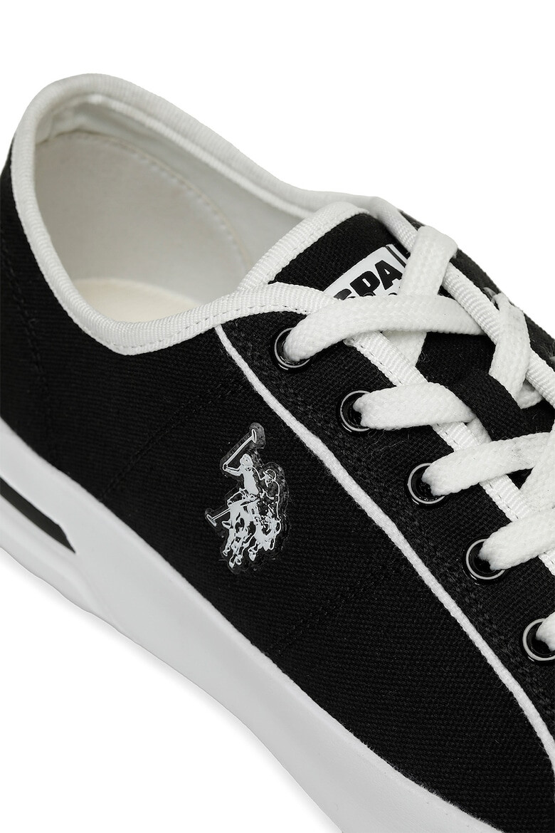 U.S. Polo Assn. U.S. Polo Assn Pantofi textili cu logo discret si sireturi - Pled.ro