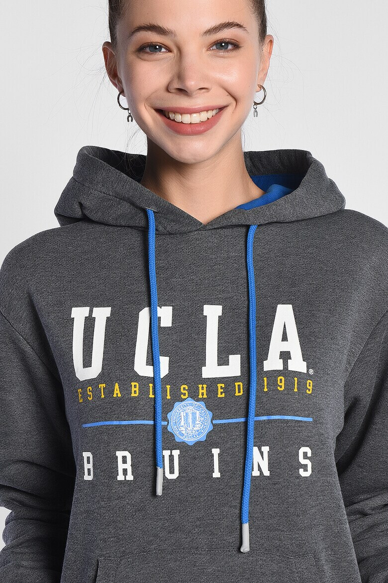 UCLA Hanorac unisex cu imprimeu si snur de ajustare Scott - Pled.ro