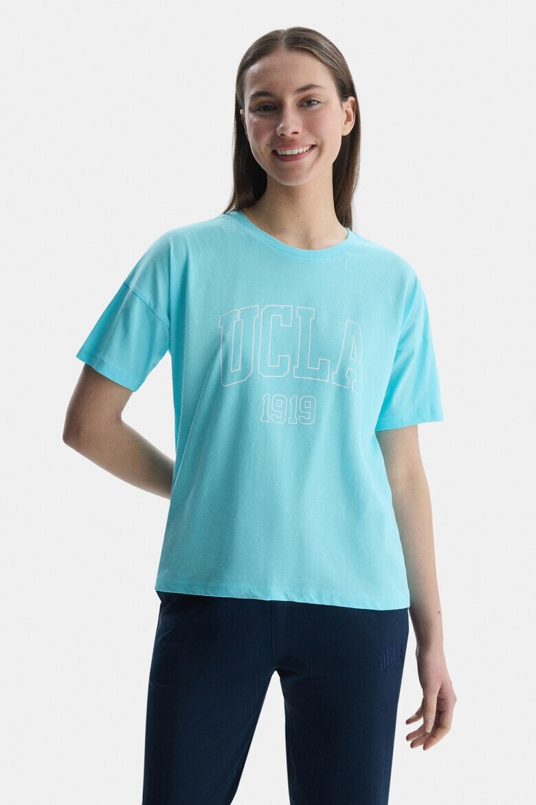 UCLA Tricou cu decolteu la baza gatului Sanchez - Pled.ro