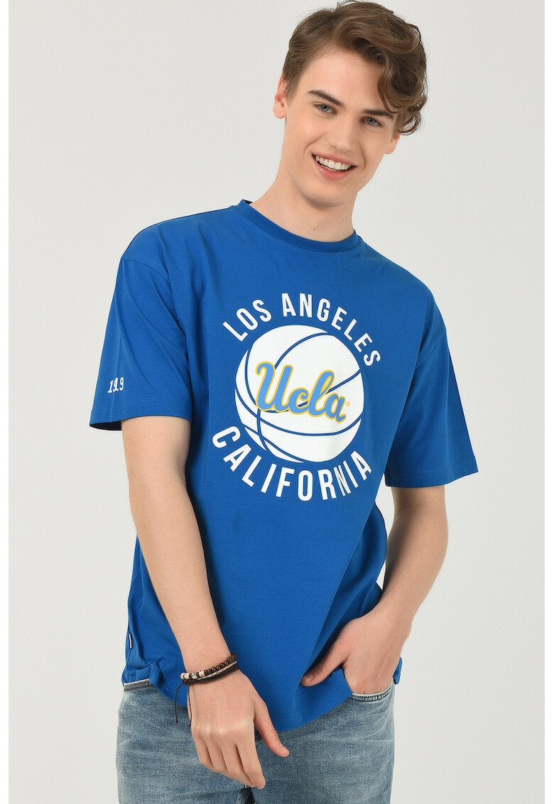 UCLA Tricou lejer cu imprimeu supradimensionat Newark - Pled.ro