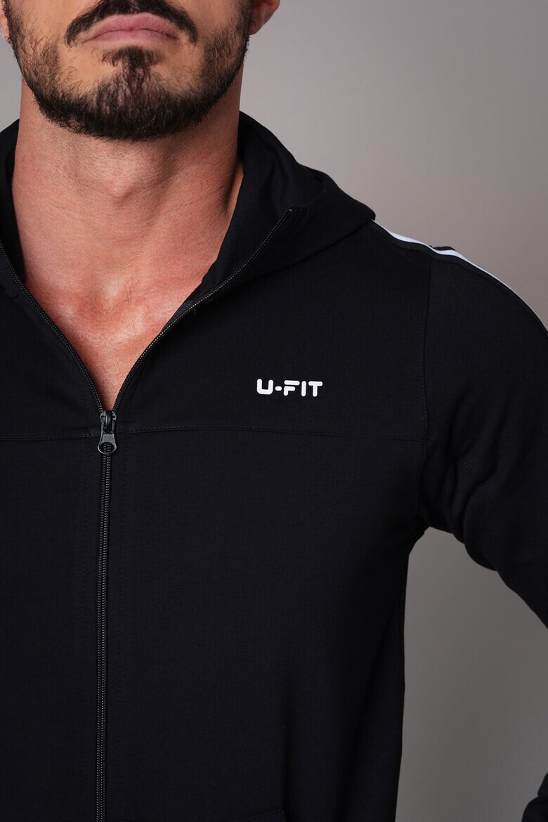 uFIT Costum sport cu fermoar si gluga - Pled.ro