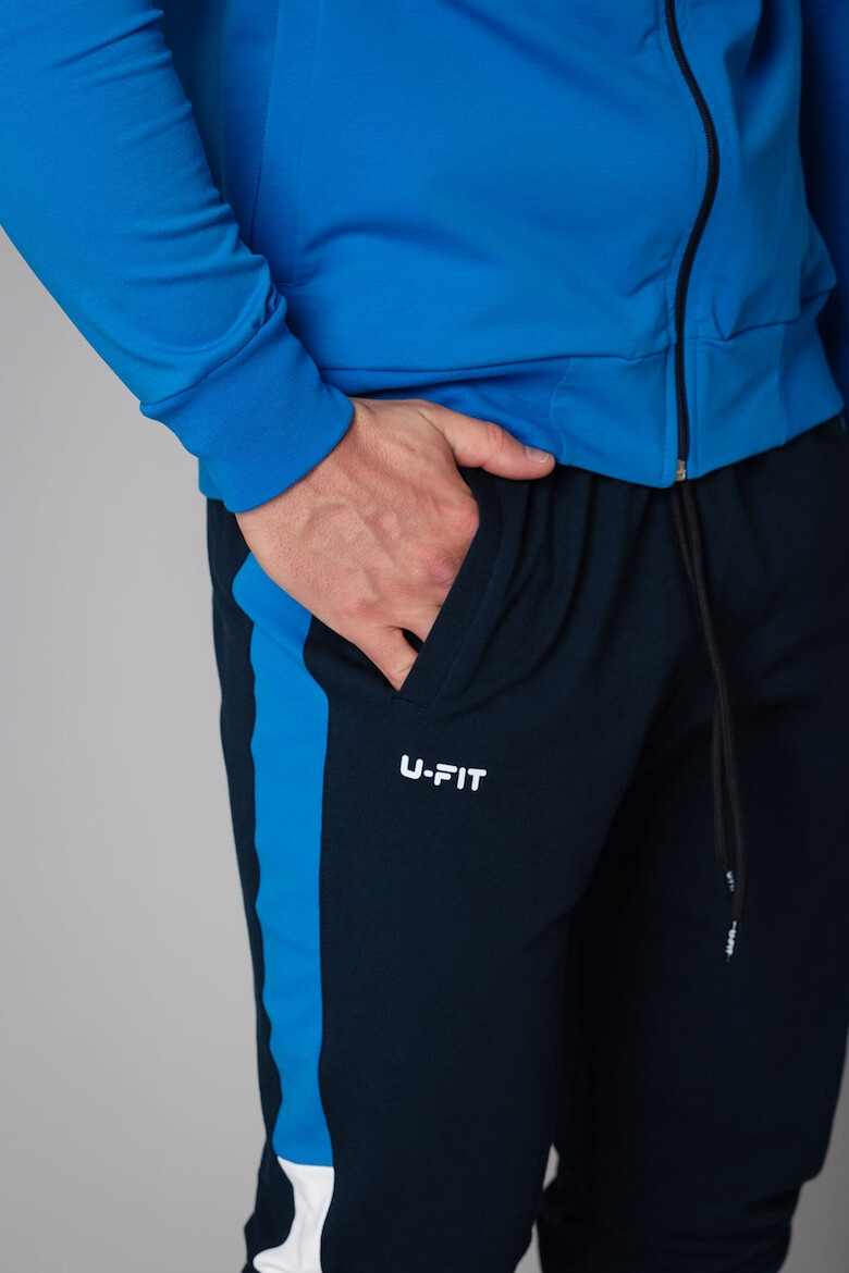 uFIT Costum sport cu fermoar si insertii contrastante - Pled.ro