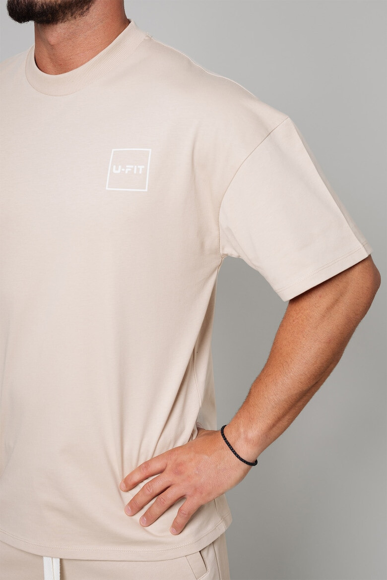 uFIT Set de tricou supradimensionat si pantaloni scurti - 2 piese - Pled.ro