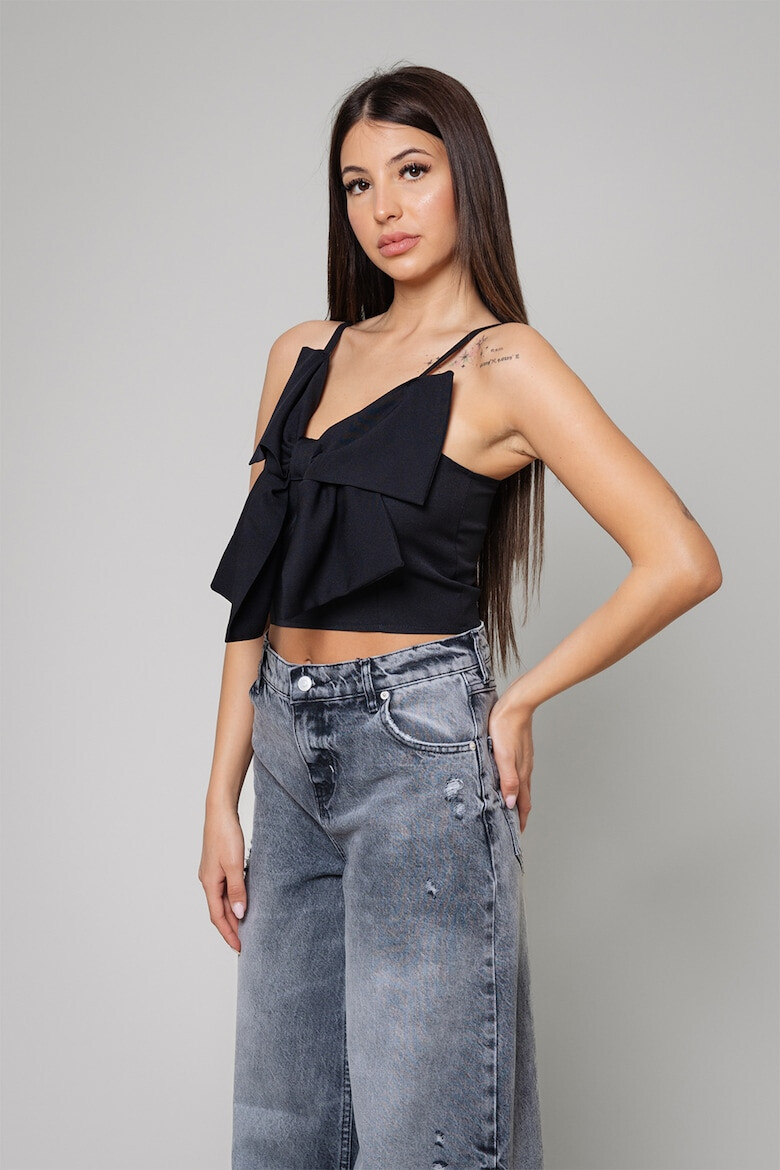 uFIT Top crop cu funda supradimensionata - Pled.ro