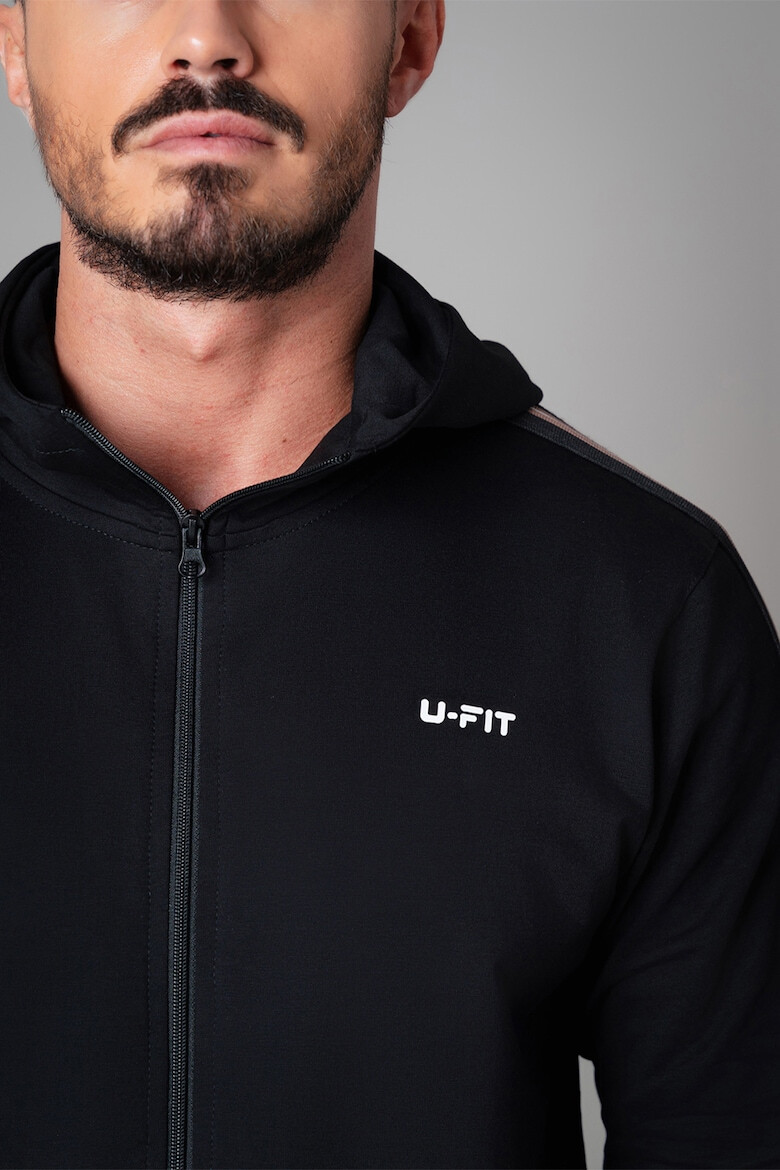 uFIT Trening cu gluga si logo - Pled.ro