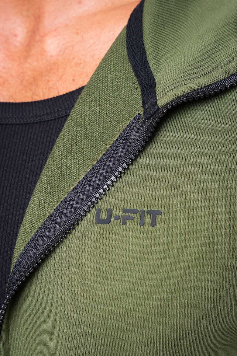 uFIT Trening cu gluga si logo - Pled.ro