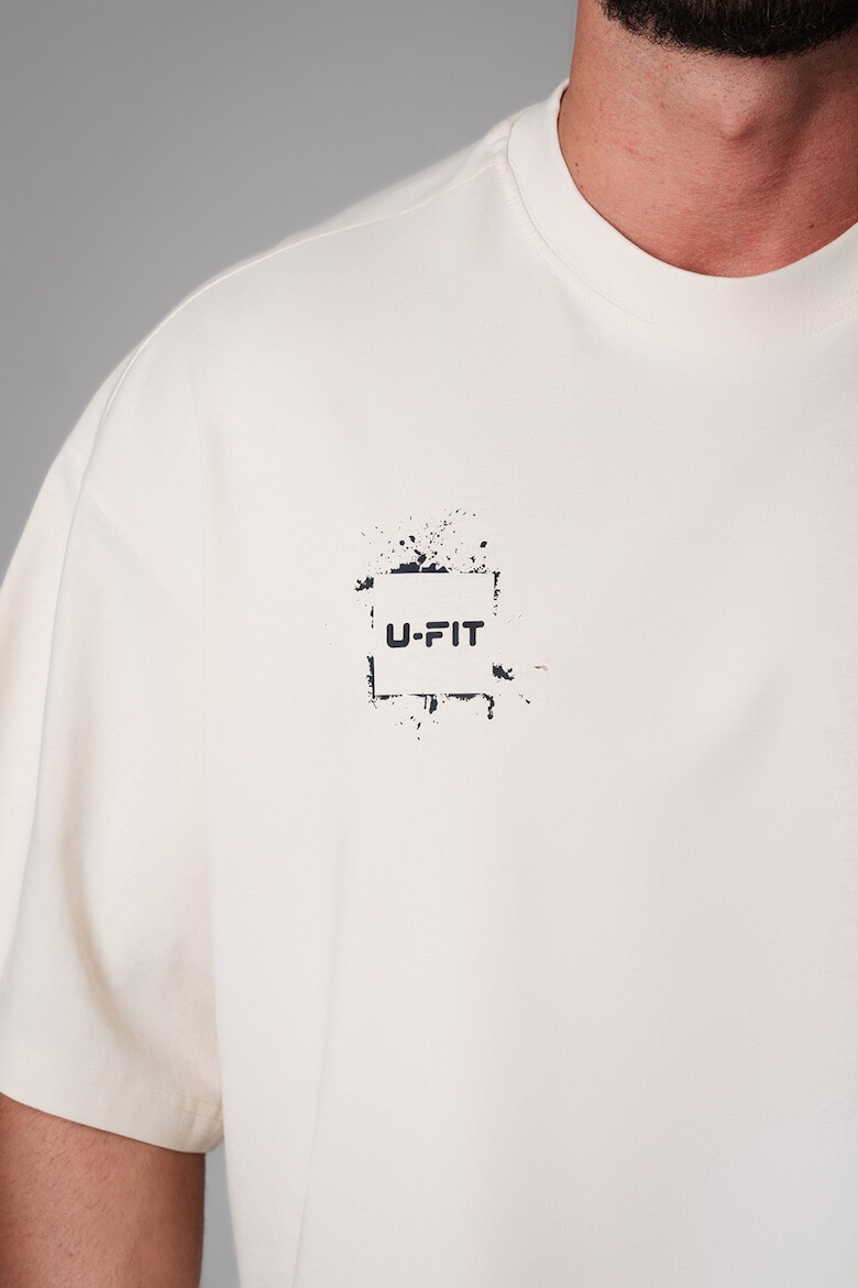 uFIT Tricou supradimensionat cu decolteu la baza gatului - Pled.ro