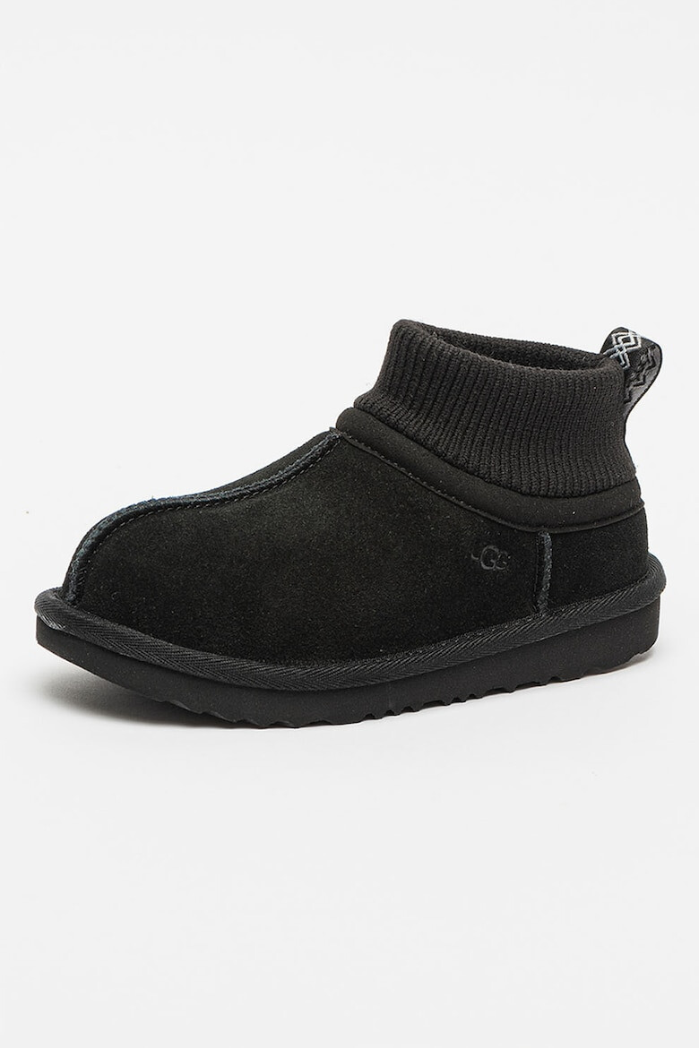 UGG Botine de piele intoarsa cu insertii de material textil - Pled.ro