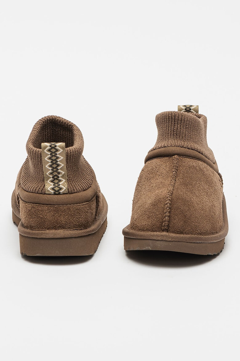 UGG Botine de piele intoarsa cu insertii de material textil - Pled.ro