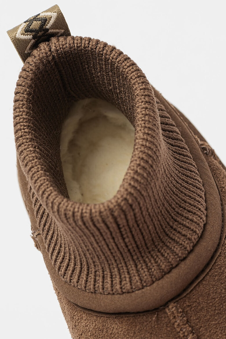 UGG Botine de piele intoarsa cu insertii de material textil - Pled.ro