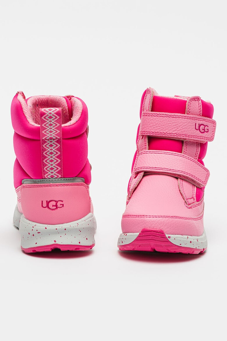 UGG Cizme de piele cu velcro si garnituri de material textil si material sintetic - Pled.ro