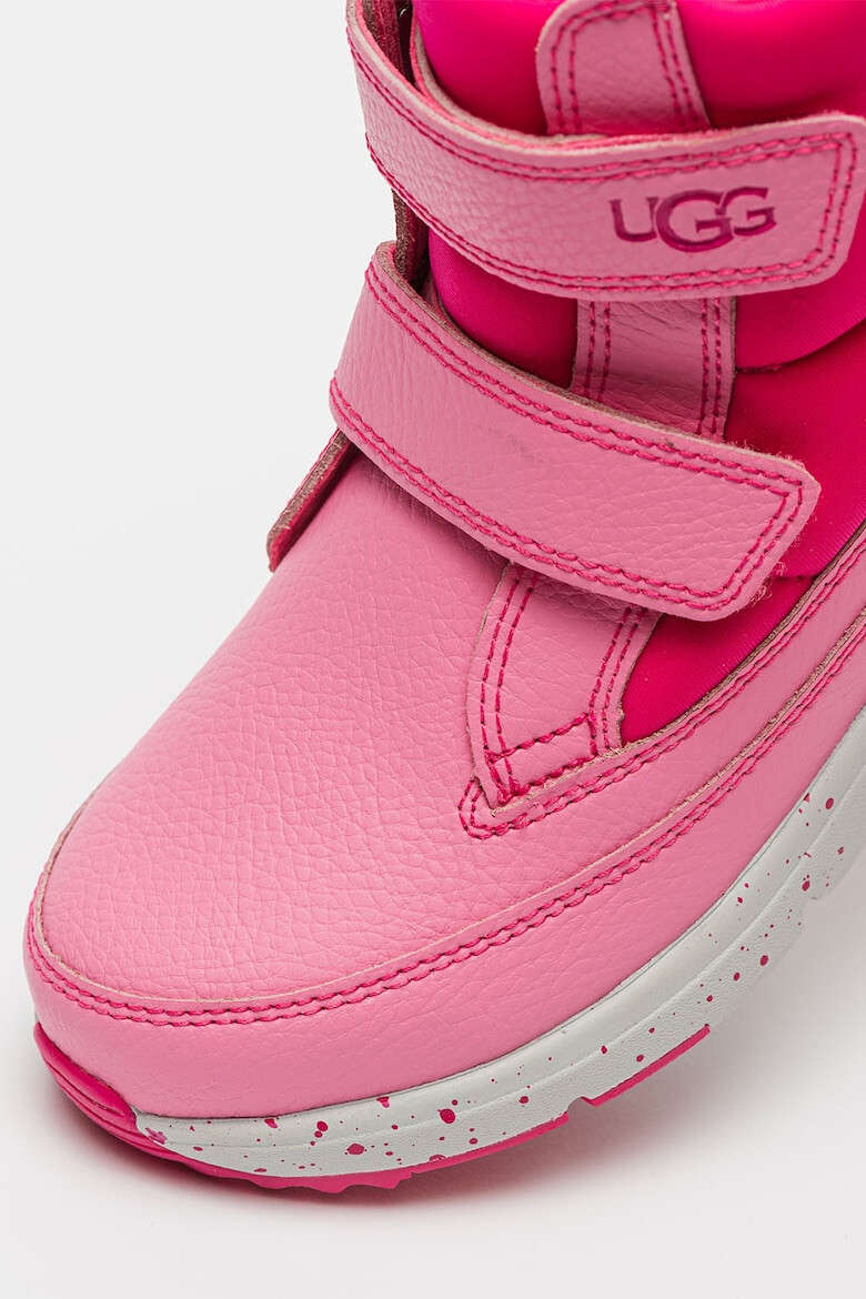 UGG Cizme de piele cu velcro si garnituri de material textil si material sintetic - Pled.ro