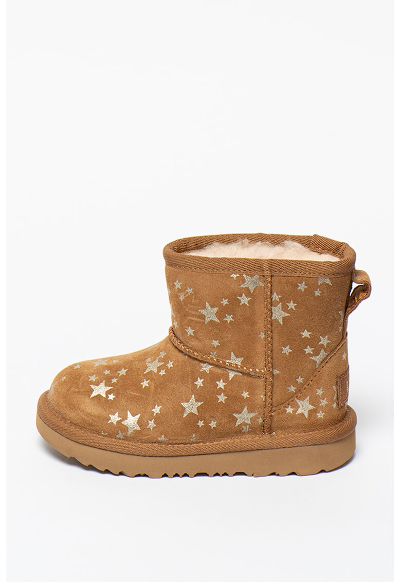 UGG Cizme fara inchidere din piele intoarsa Classic Mini II - Pled.ro