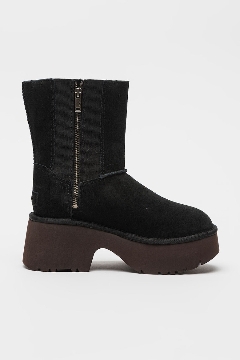 UGG Cizme medii din piele intoarsa Classic Twin - Pled.ro