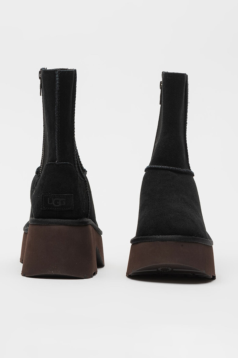 UGG Cizme medii din piele intoarsa Classic Twin - Pled.ro