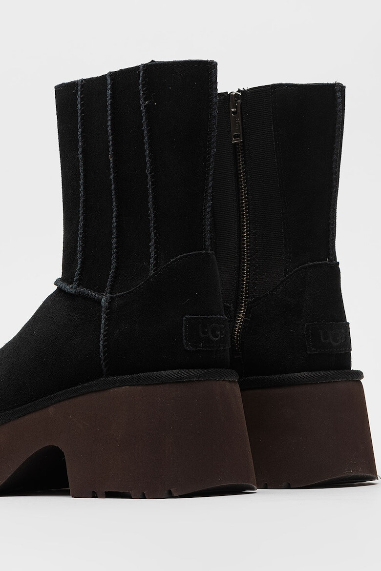 UGG Cizme medii din piele intoarsa Classic Twin - Pled.ro