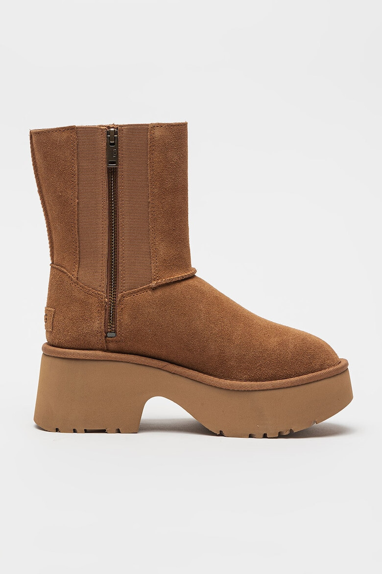 UGG Cizme medii din piele intoarsa Classic Twin - Pled.ro