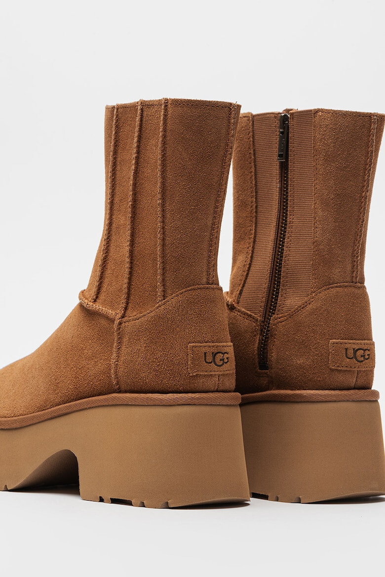 UGG Cizme medii din piele intoarsa Classic Twin - Pled.ro