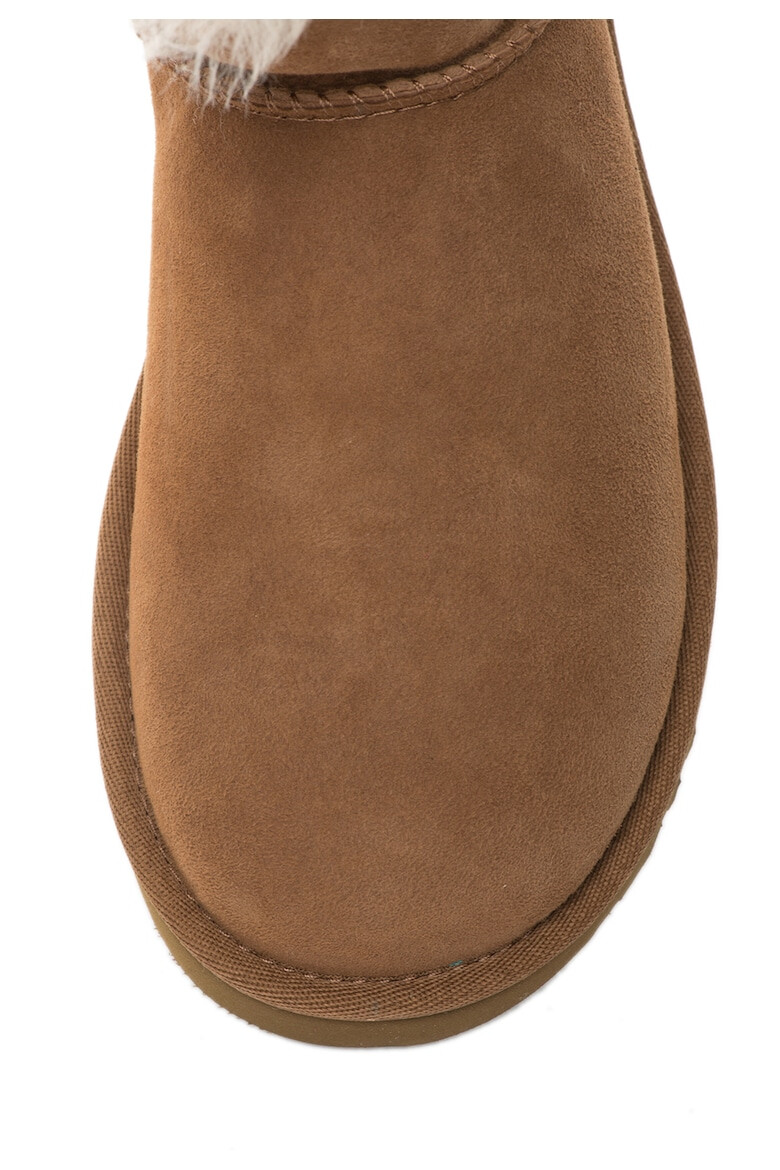 UGG Cizme scurte de piele intoarsa fara inchidere Mini Bailey Button II - Pled.ro