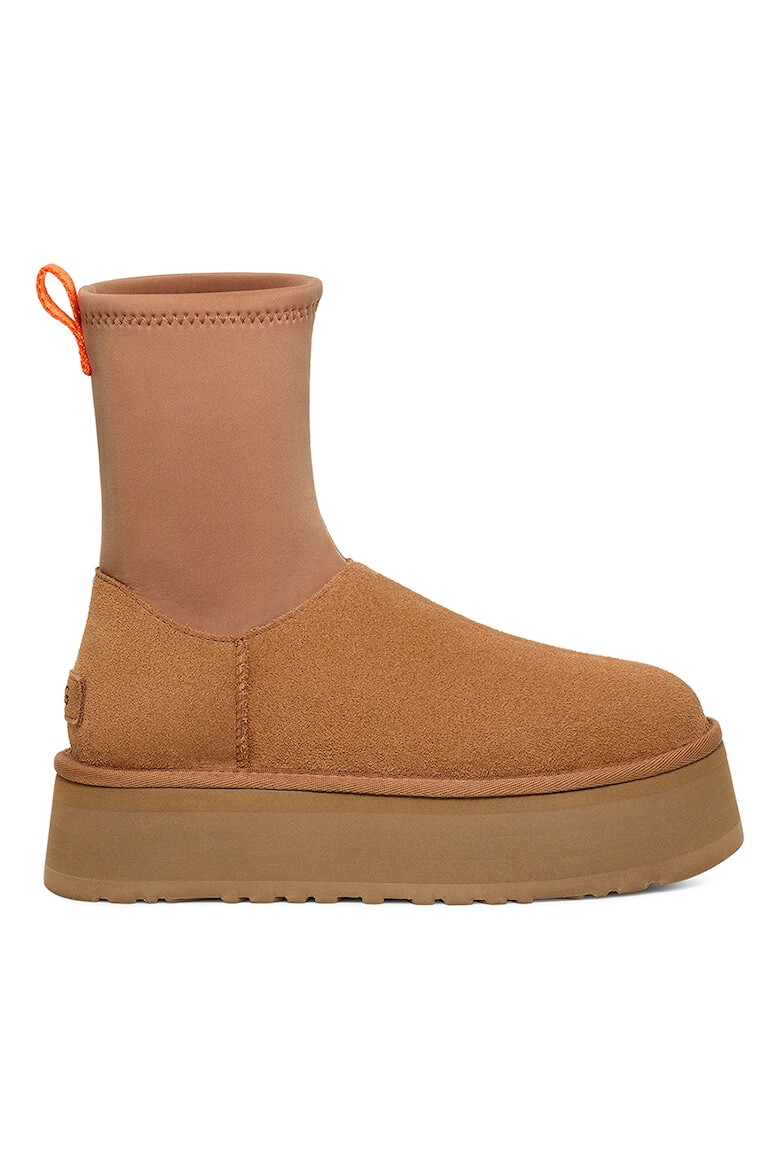 UGG Ghete cu segmente de piele intoarsa Classic Diper - Pled.ro