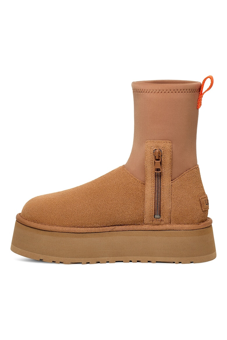 UGG Ghete cu segmente de piele intoarsa Classic Diper - Pled.ro