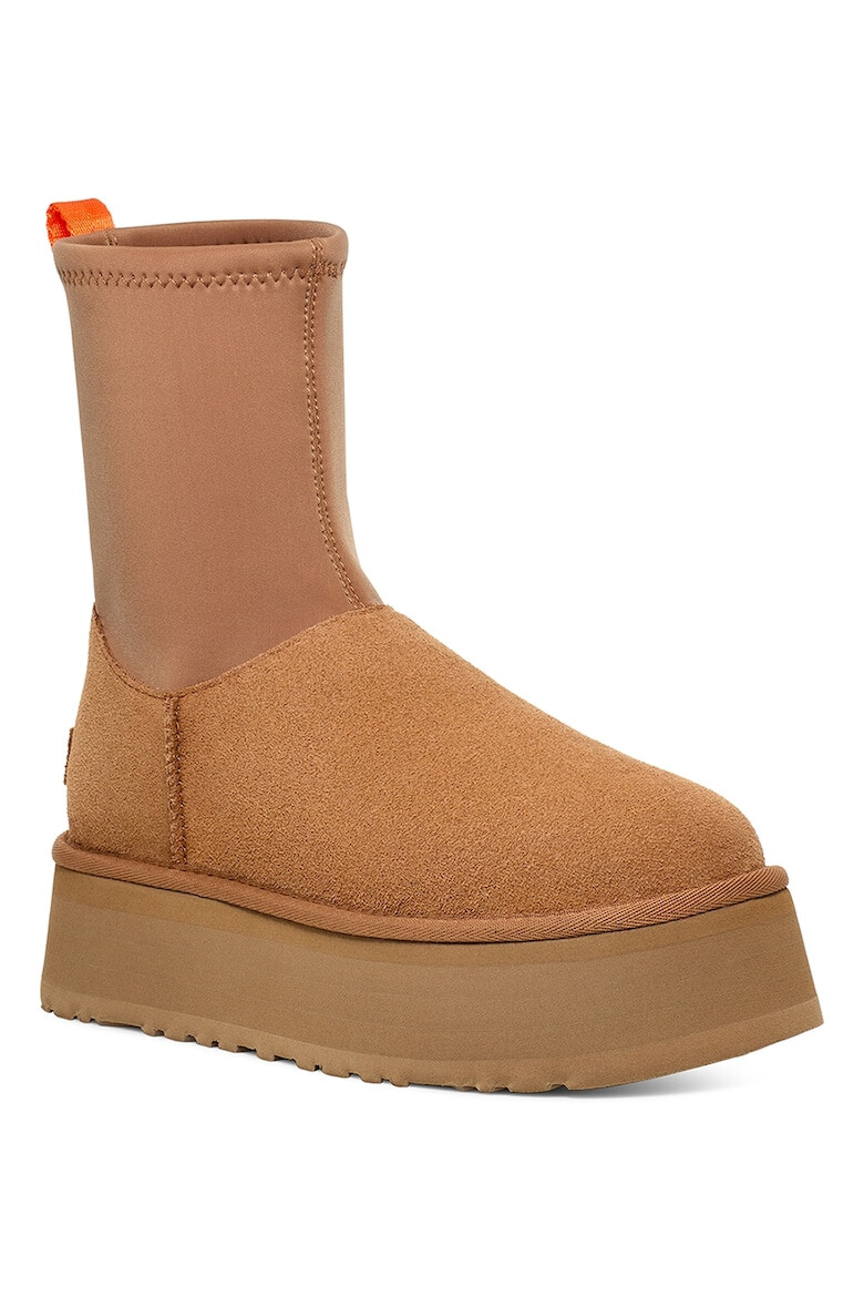 UGG Ghete cu segmente de piele intoarsa Classic Diper - Pled.ro