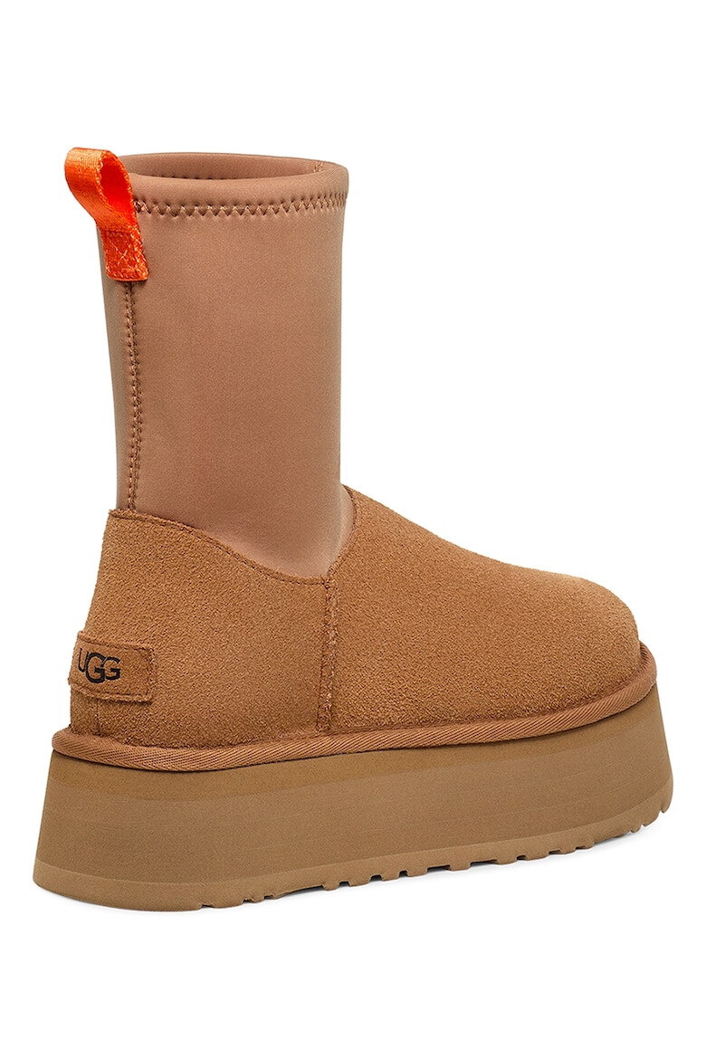 UGG Ghete cu segmente de piele intoarsa Classic Diper - Pled.ro