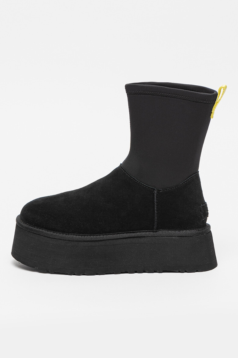 UGG Ghete cu segmente de piele intoarsa Classic Diper - Pled.ro