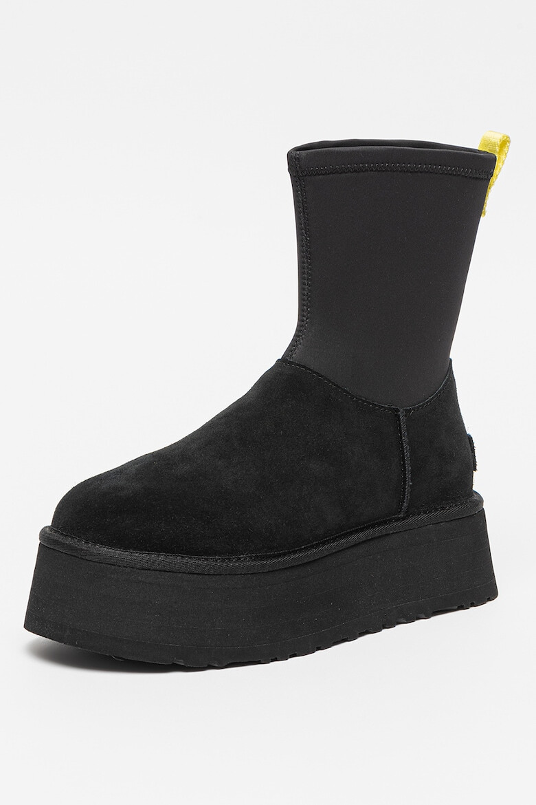 UGG Ghete cu segmente de piele intoarsa Classic Diper - Pled.ro