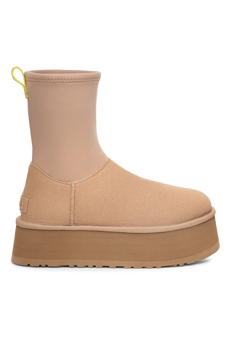 UGG Ghete cu segmente de piele intoarsa Classic Diper - Pled.ro