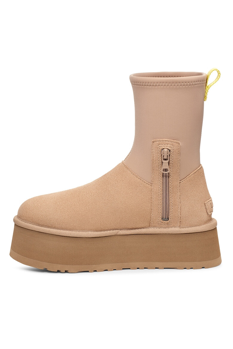 UGG Ghete cu segmente de piele intoarsa Classic Diper - Pled.ro