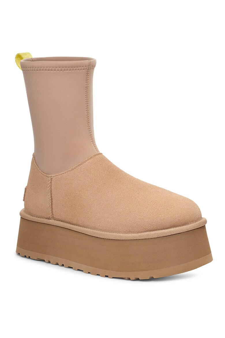 UGG Ghete cu segmente de piele intoarsa Classic Diper - Pled.ro