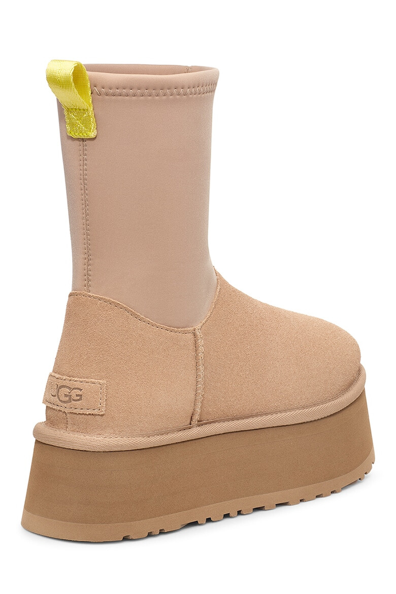 UGG Ghete cu segmente de piele intoarsa Classic Diper - Pled.ro