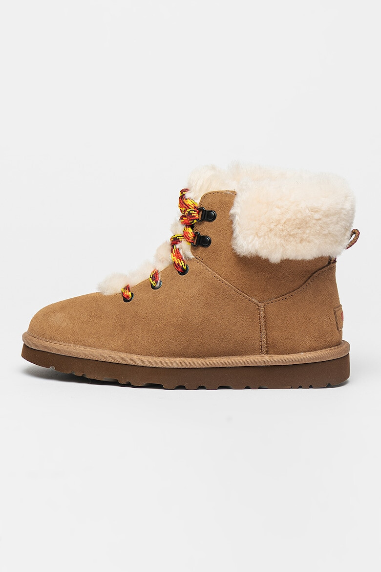 UGG Ghete de piele intoarsa Classic Mini Alpine - Pled.ro