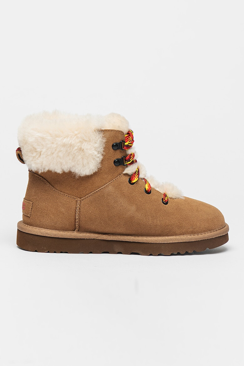 UGG Ghete de piele intoarsa Classic Mini Alpine - Pled.ro