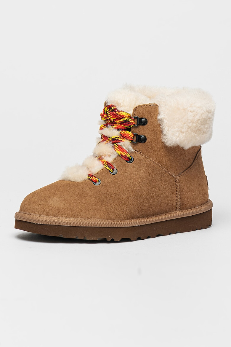 UGG Ghete de piele intoarsa Classic Mini Alpine - Pled.ro