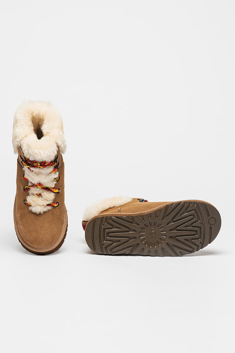 UGG Ghete de piele intoarsa Classic Mini Alpine - Pled.ro