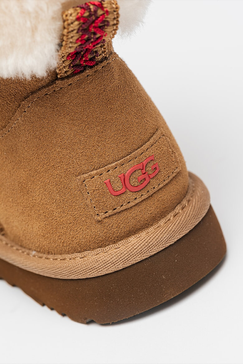 UGG Ghete de piele intoarsa Classic Mini Alpine - Pled.ro