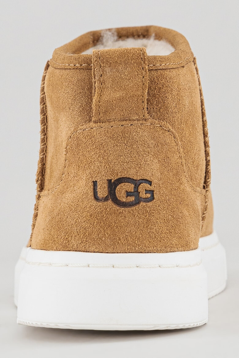 UGG Ghete de piele intoarsa cu logo Alamenda - Pled.ro