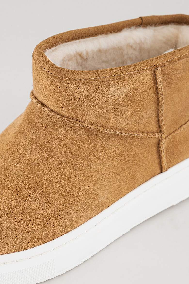 UGG Ghete de piele intoarsa cu logo Alamenda - Pled.ro