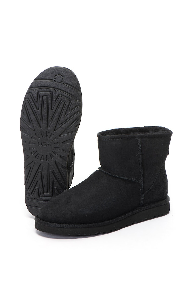 UGG Ghete de piele intoarsa fara inchidere Classic Mini - Pled.ro