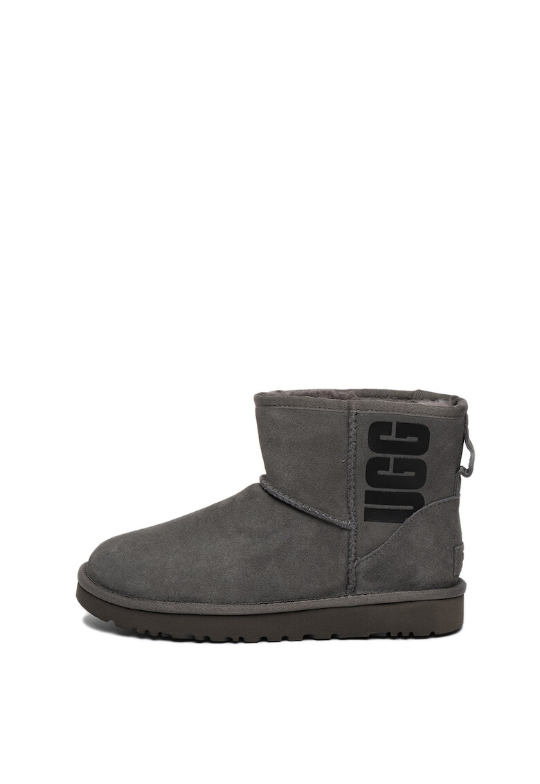 UGG Ghete de piele intoarsa fara inchidere Classic Mini - Pled.ro