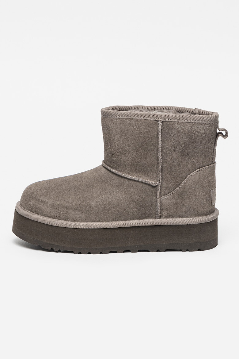 UGG Ghete de piele intoarsa fara inchidere Classic Mini - Pled.ro