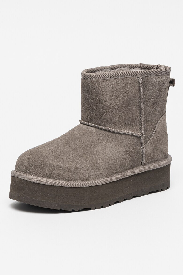 UGG Ghete de piele intoarsa fara inchidere Classic Mini - Pled.ro