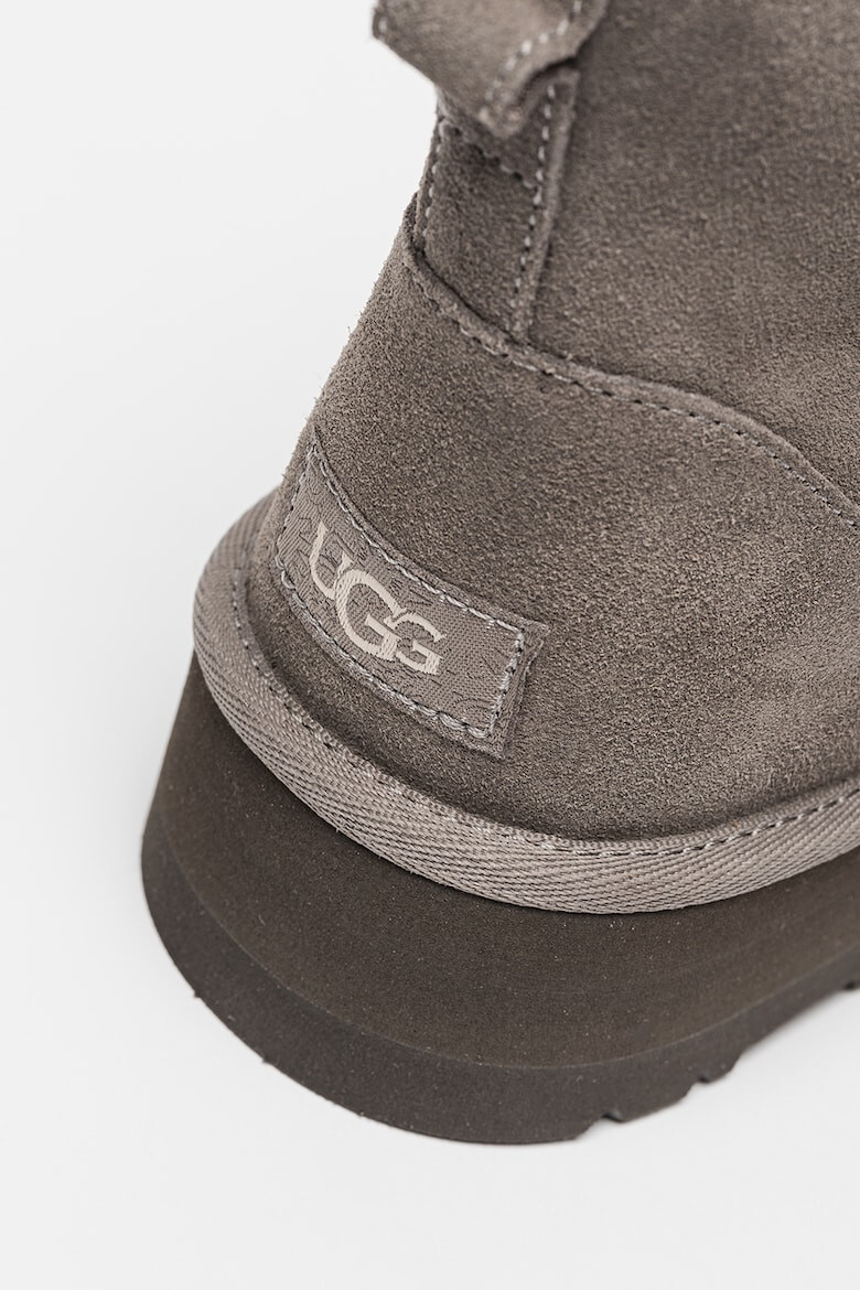 UGG Ghete de piele intoarsa fara inchidere Classic Mini - Pled.ro