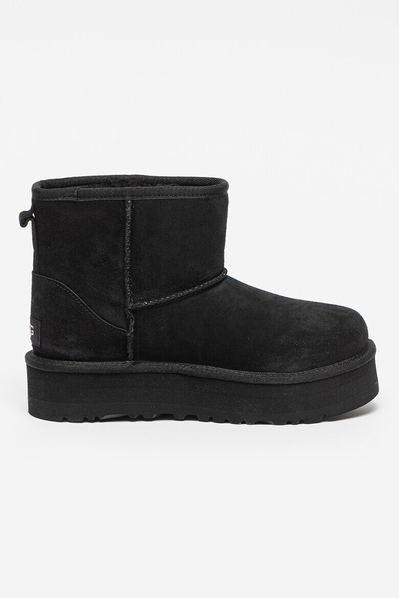 UGG Ghete de piele intoarsa fara inchidere Classic Mini - Pled.ro